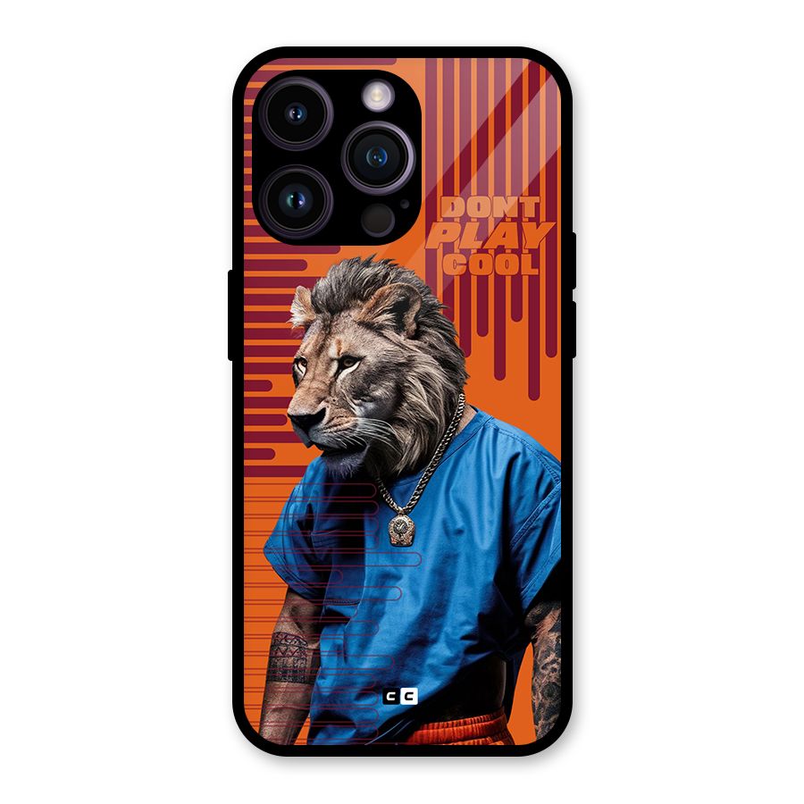 Dont Play Cool Glass Back Case for iPhone 14 Pro Max