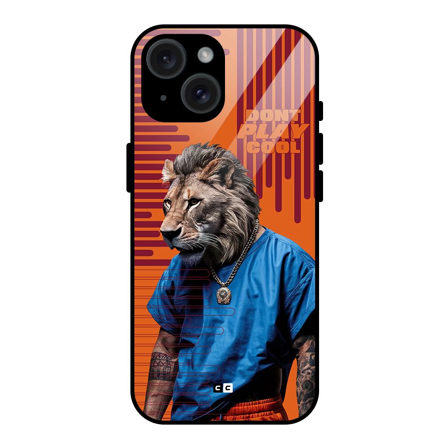 Dont Play Cool Glass Back Case for iPhone 15