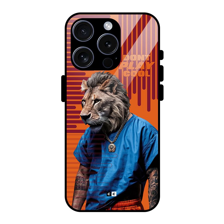 Dont Play Cool Glass Back Case for iPhone 15 Pro
