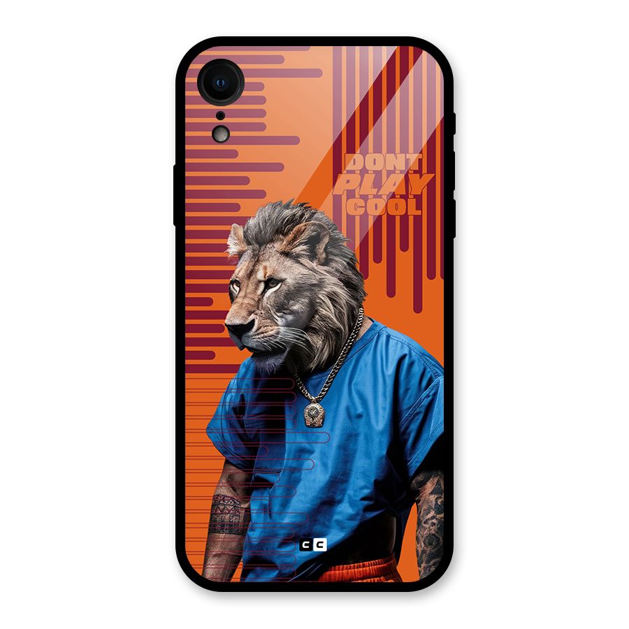Dont Play Cool Glass Back Case for iPhone XR