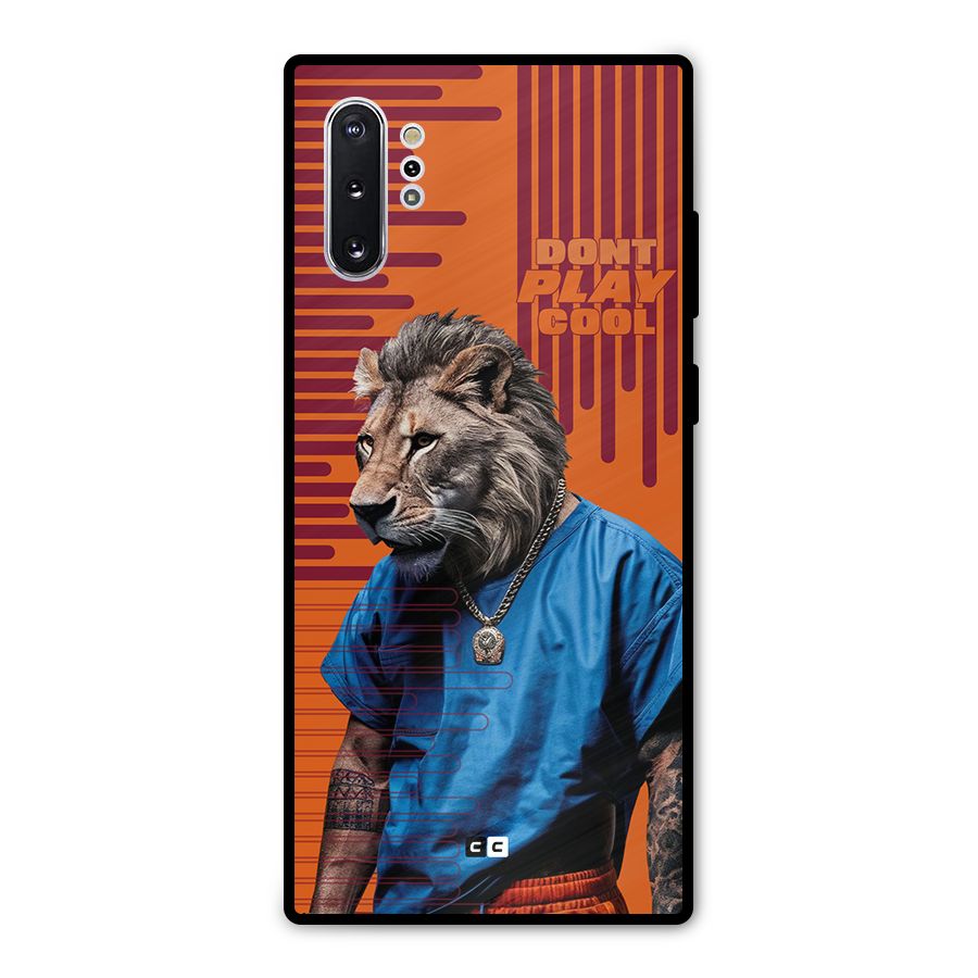 Dont Play Cool Metal Back Case for Galaxy Note 10 Plus