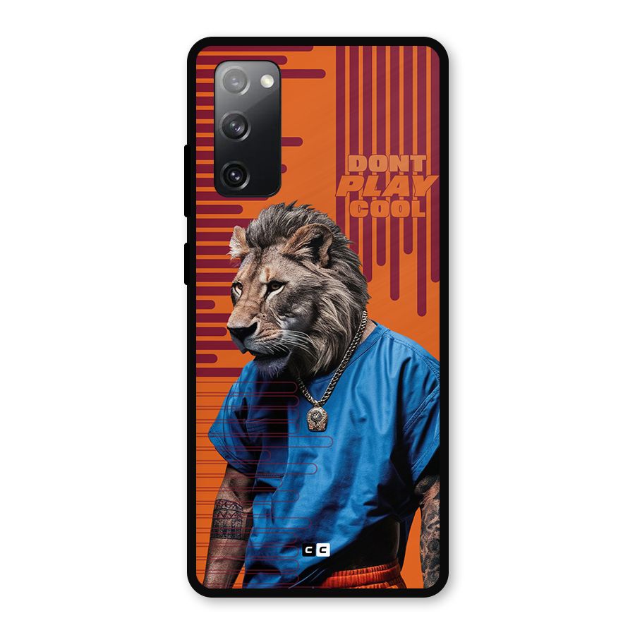 Dont Play Cool Metal Back Case for Galaxy S20 FE 5G