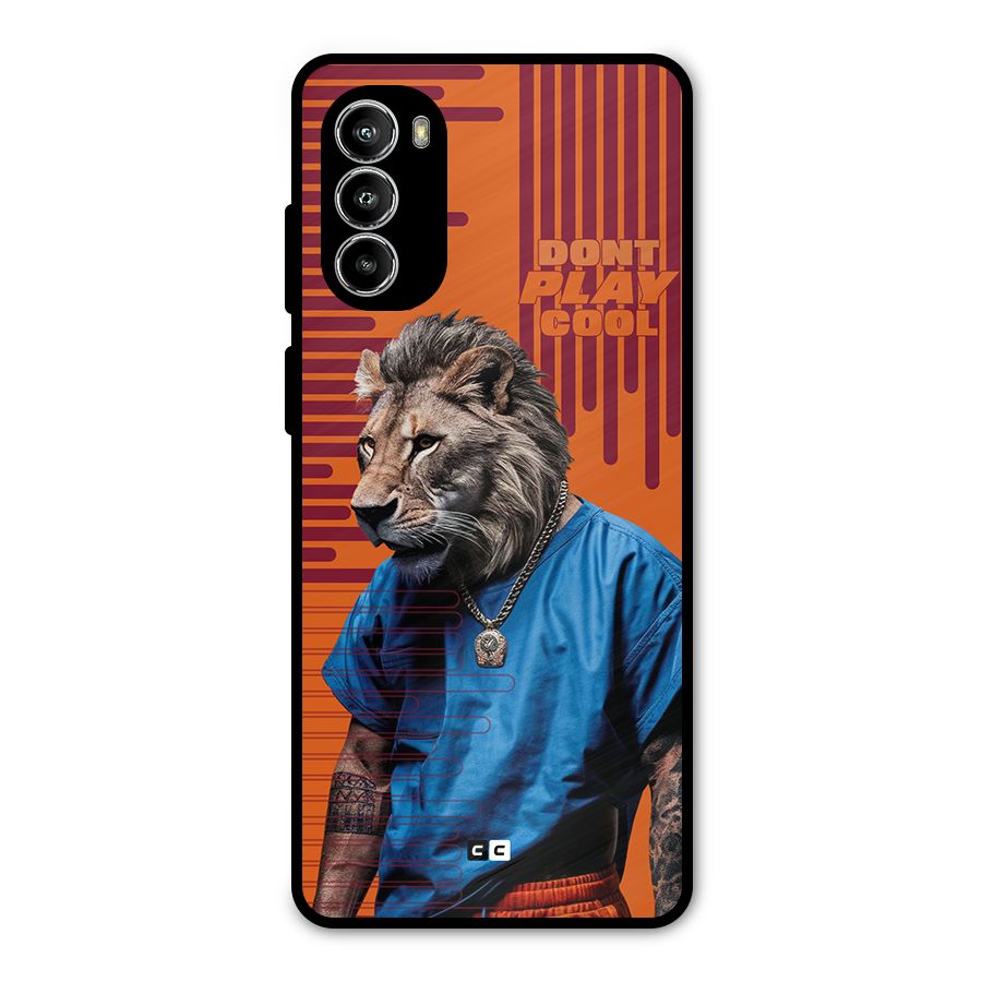 Dont Play Cool Metal Back Case for Moto G52