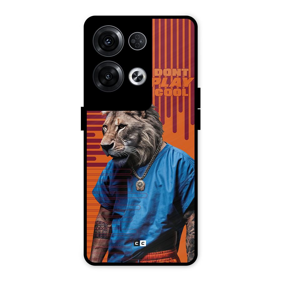 Dont Play Cool Metal Back Case for Oppo Reno8 Pro 5G