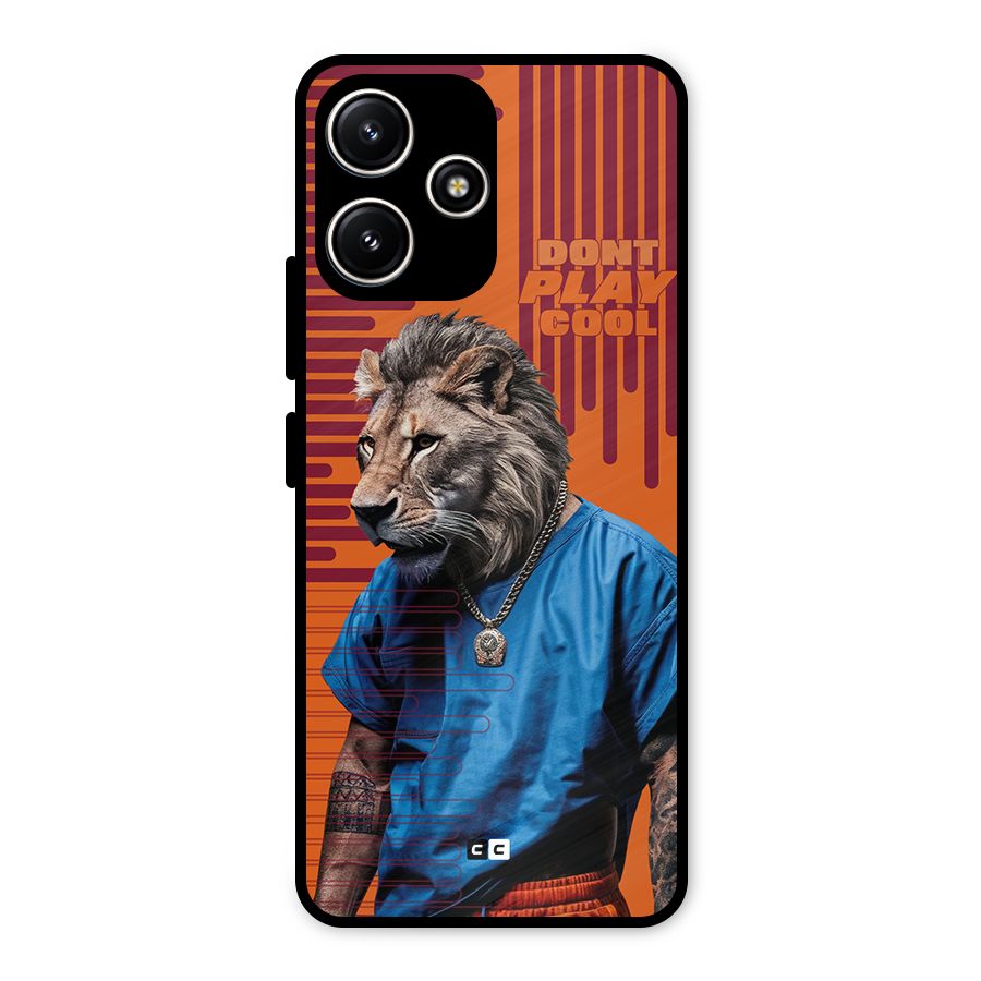 Dont Play Cool Metal Back Case for Poco M6 Pro