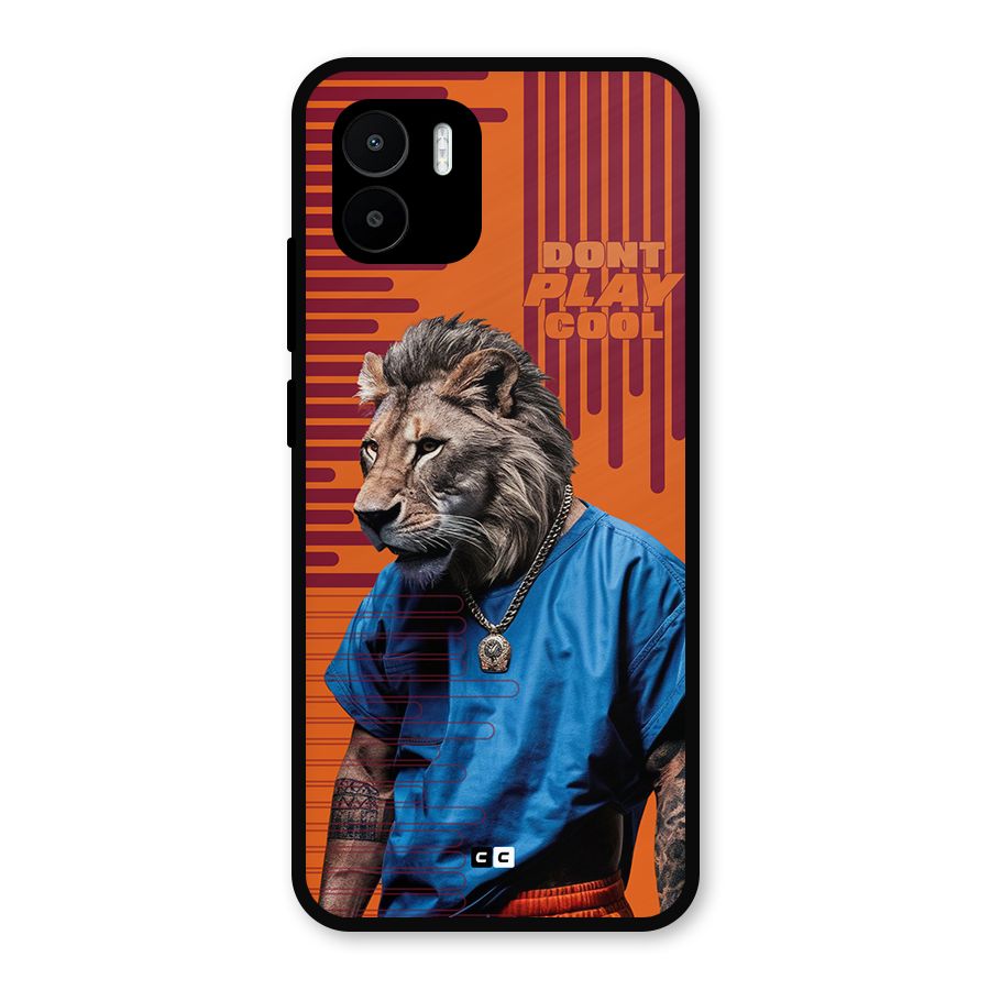 Dont Play Cool Metal Back Case for Redmi A1