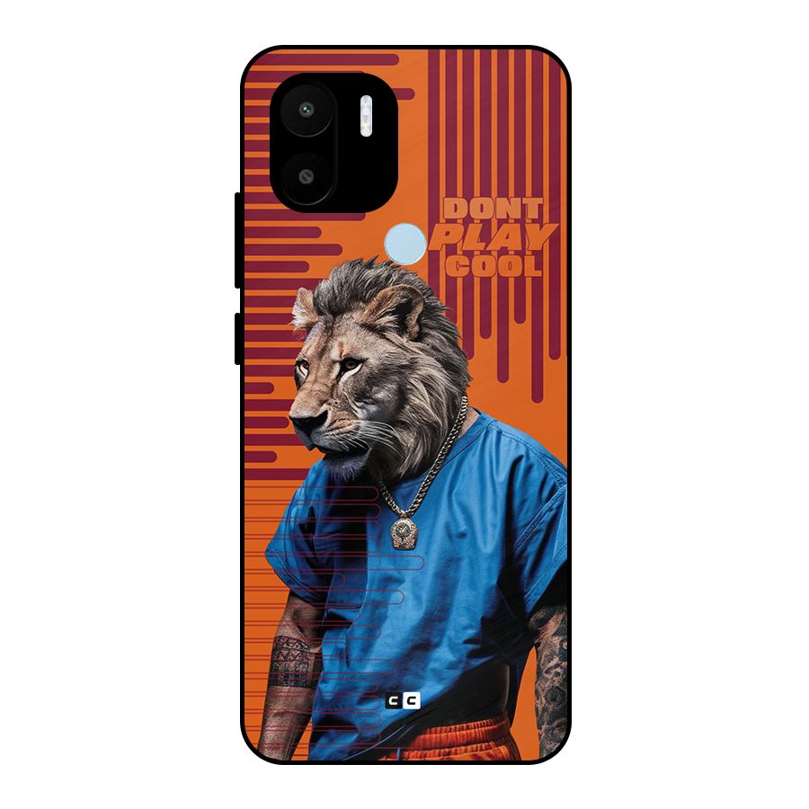 Dont Play Cool Metal Back Case for Redmi A2 Plus