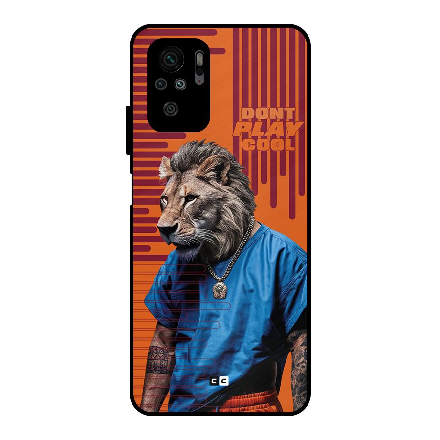 Dont Play Cool Metal Back Case for Redmi Note 11 SE