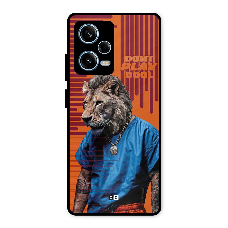 Dont Play Cool Metal Back Case for Redmi Note 12 Pro