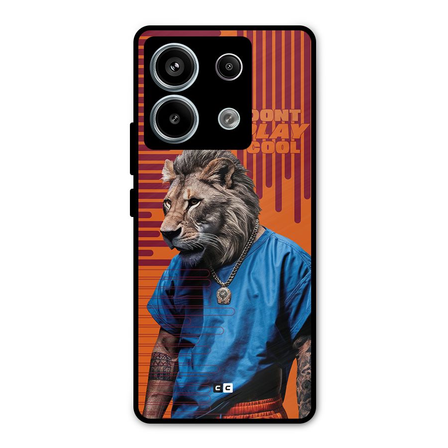 Dont Play Cool Metal Back Case for Redmi Note 13 Pro 5G