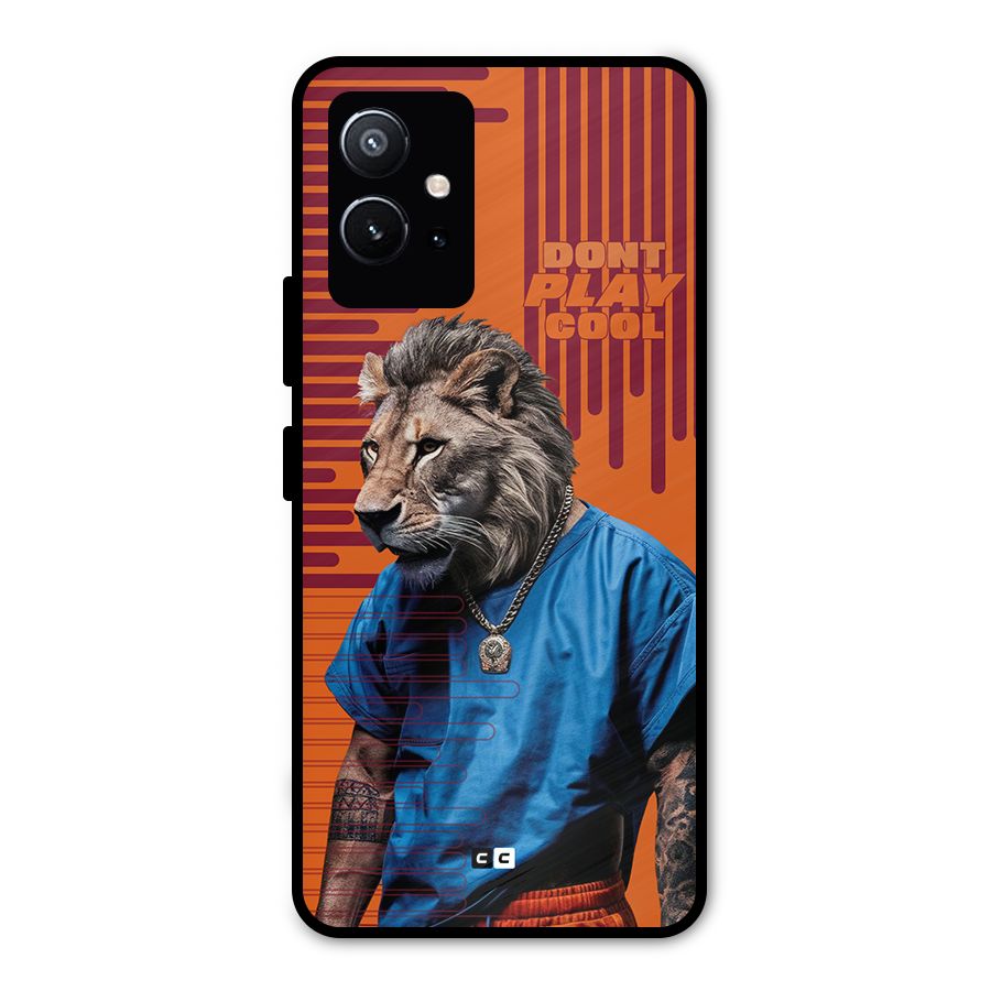 Dont Play Cool Metal Back Case for Vivo T1 5G