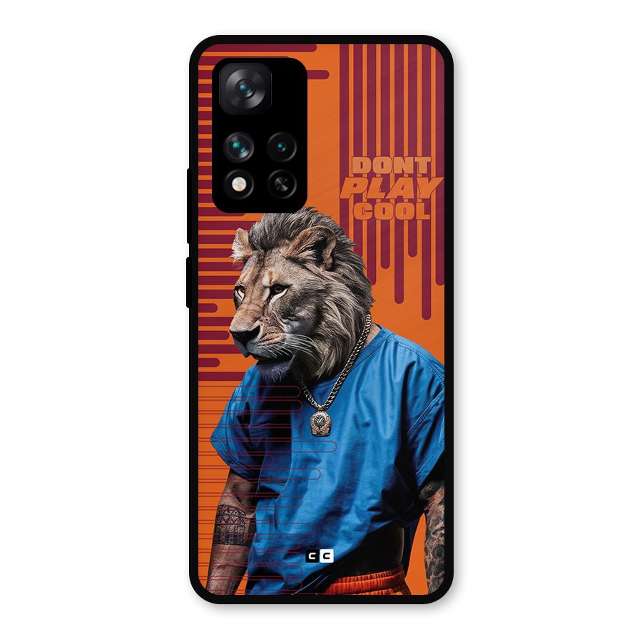 Dont Play Cool Metal Back Case for Xiaomi 11i Hypercharge 5G