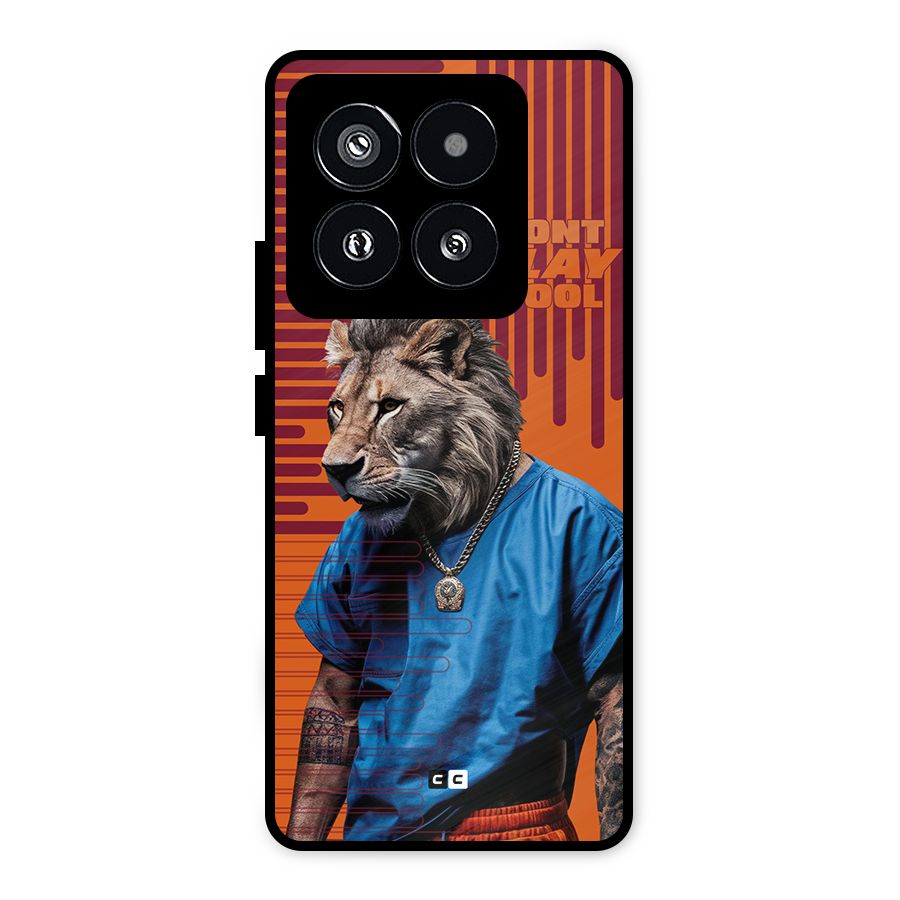 Dont Play Cool Metal Back Case for Xiaomi 14 Pro