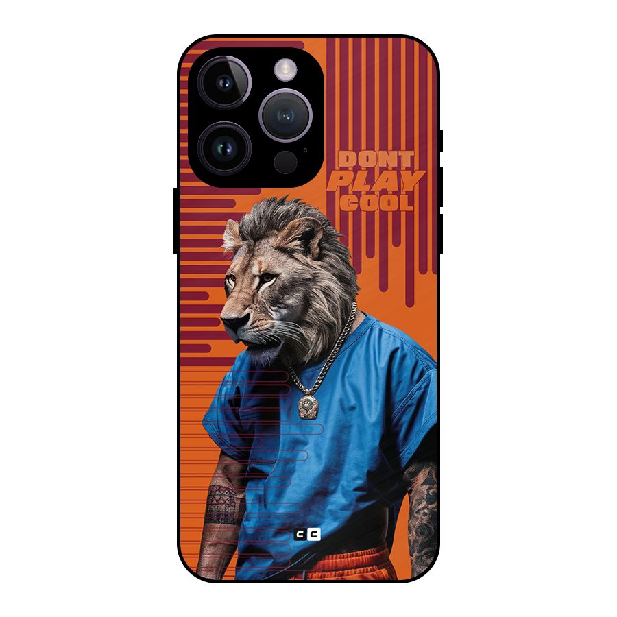 Dont Play Cool Metal Back Case for iPhone 14 Pro Max
