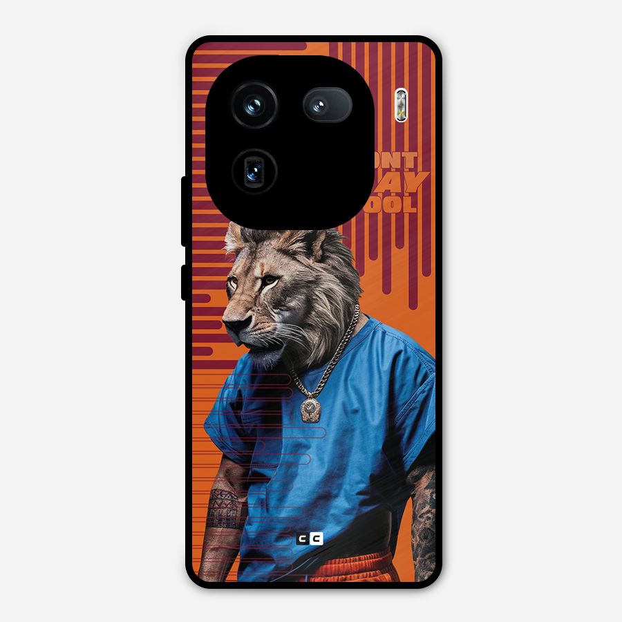Dont Play Cool Metal Back Case for iQOO 12