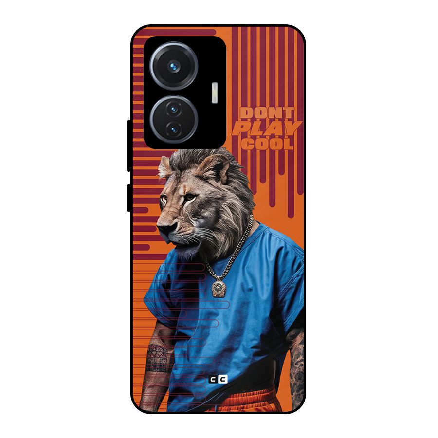 Dont Play Cool Metal Back Case for iQOO Z6 44W