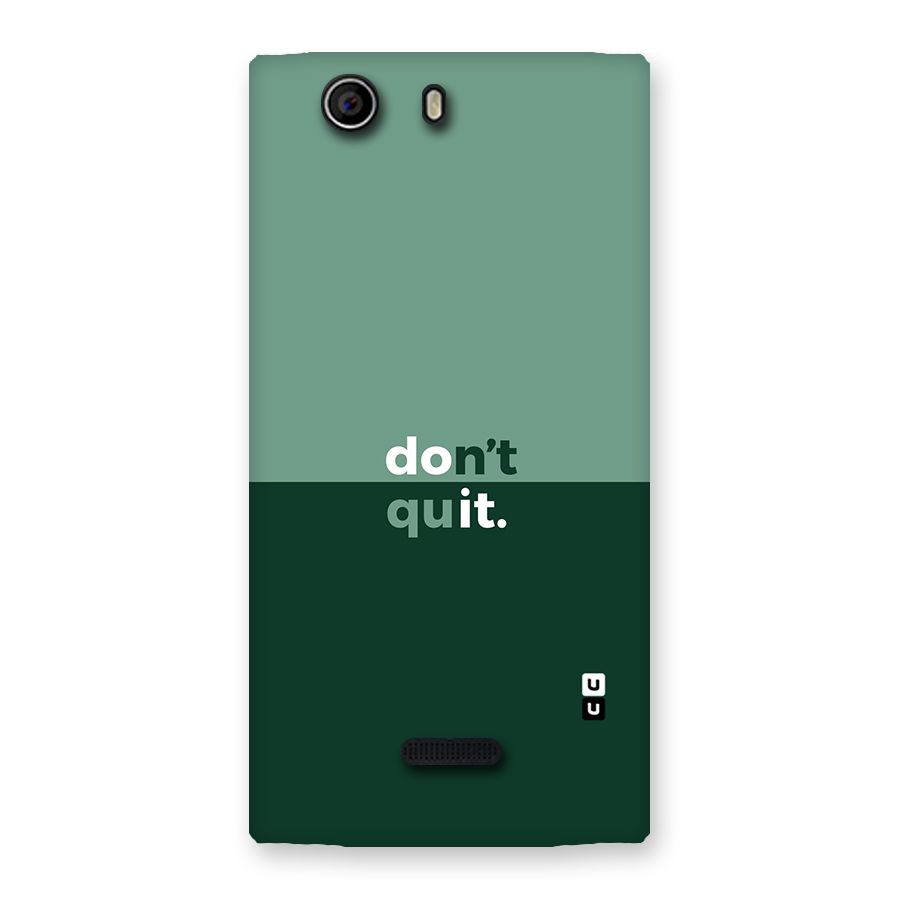 Dont Quit Do It Back Case for Canvas Nitro 2 E311