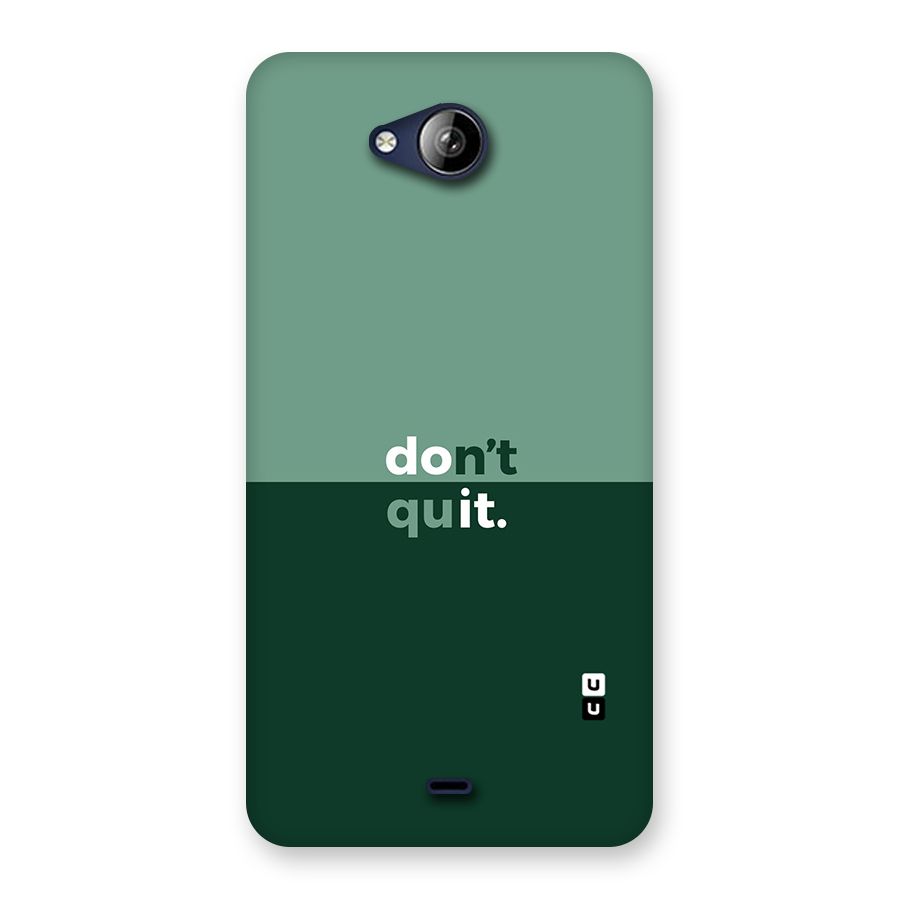 Dont Quit Do It Back Case for Canvas Play Q355