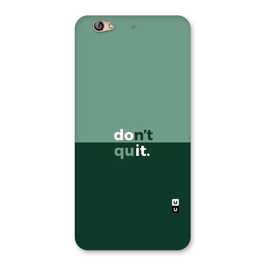 Dont Quit Do It Back Case for Gionee S6