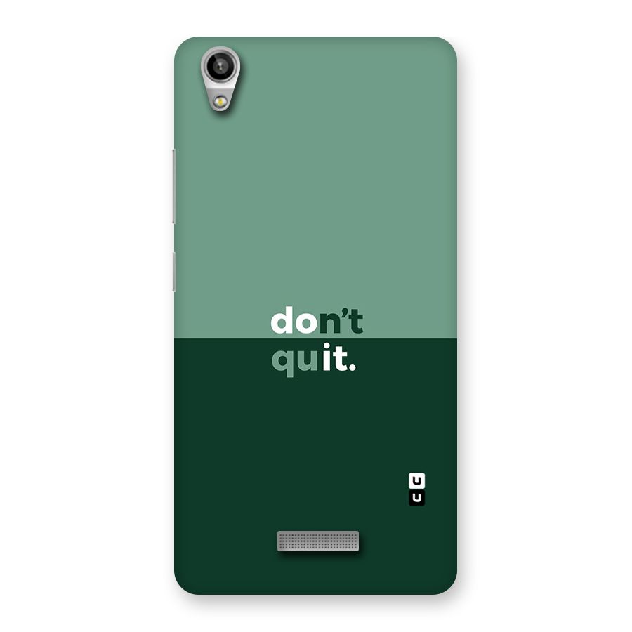Dont Quit Do It Back Case for Lava-Pixel-V1