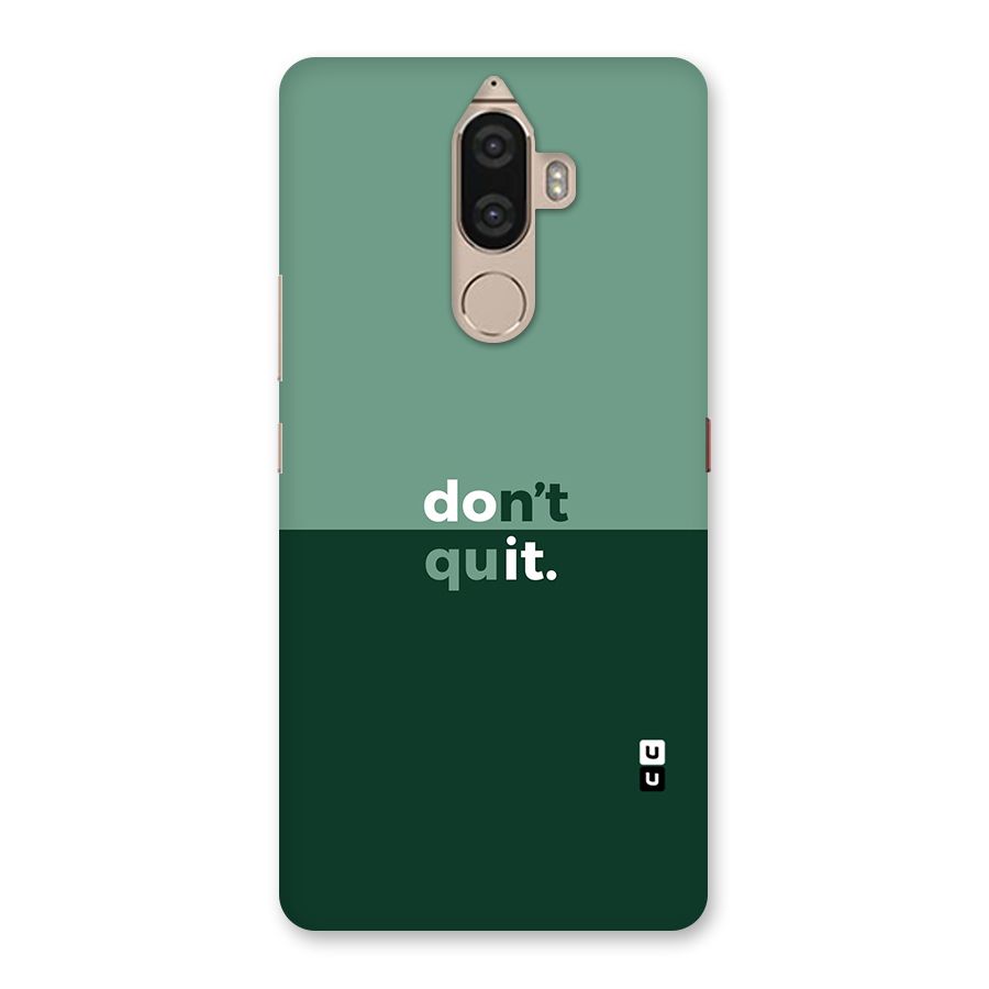 Dont Quit Do It Back Case for Lenovo K8 Note