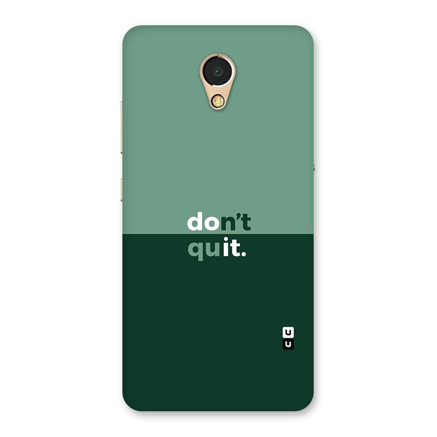 Dont Quit Do It Back Case for Lenovo P2