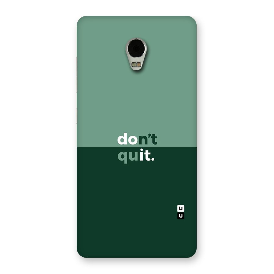 Dont Quit Do It Back Case for Lenovo Vibe P1