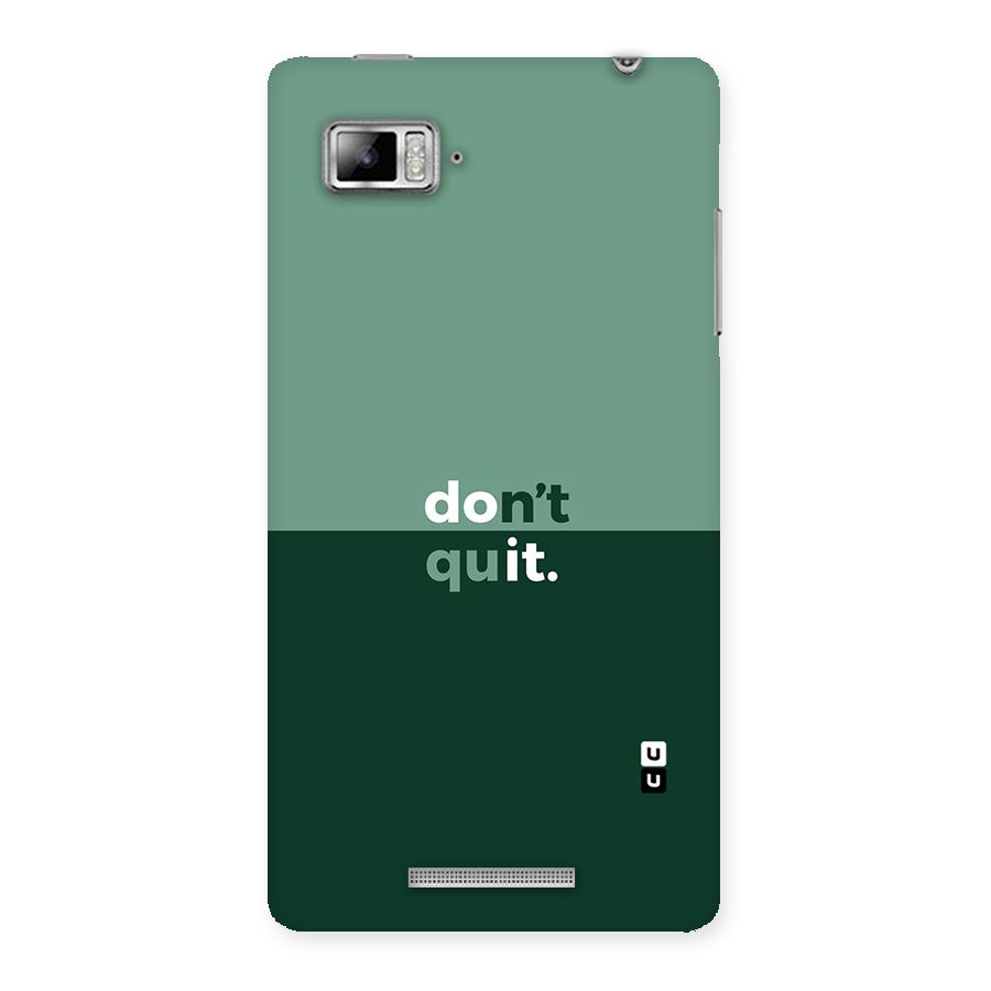 Dont Quit Do It Back Case for Lenovo Vibe Z K910