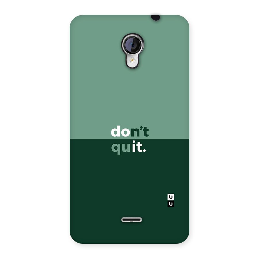 Dont Quit Do It Back Case for Micromax Unite 2 A106