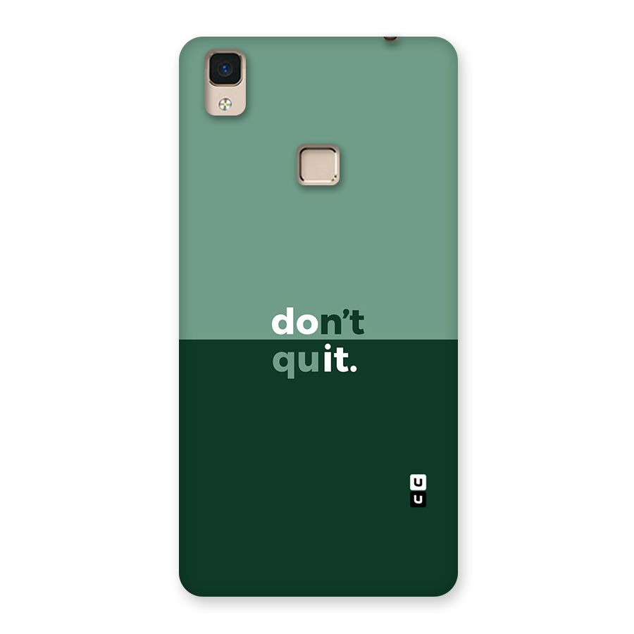 Dont Quit Do It Back Case for V3 Max