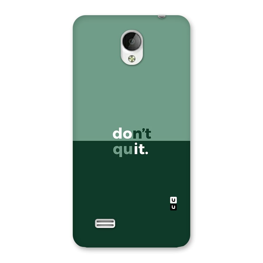 Dont Quit Do It Back Case for Vivo Y21