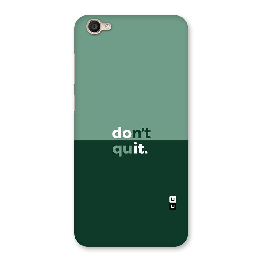 Dont Quit Do It Back Case for Vivo Y55L