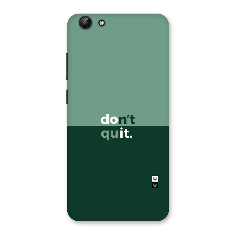 Dont Quit Do It Back Case for Vivo Y69