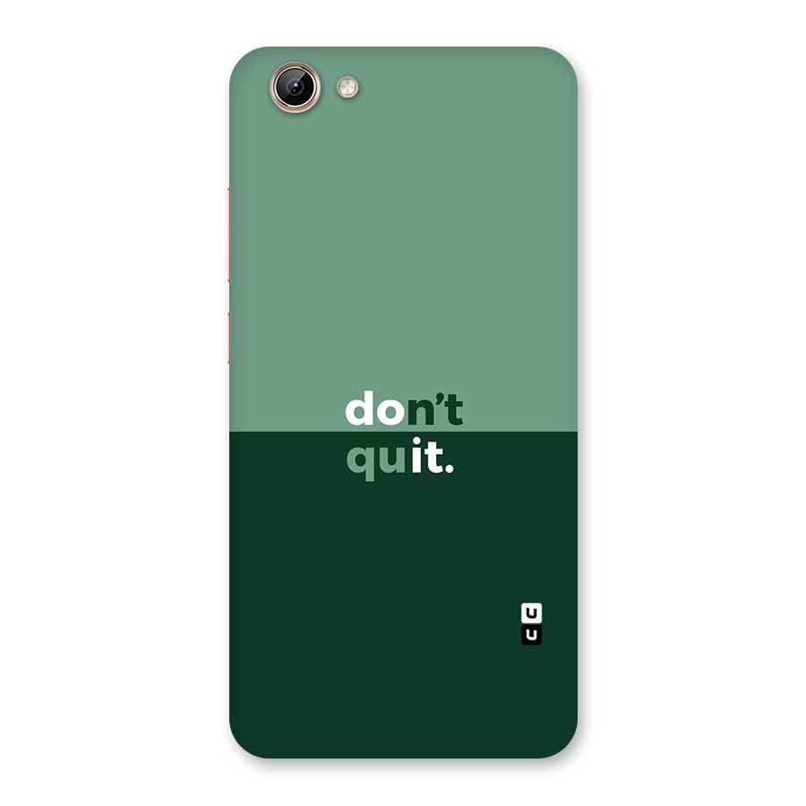 Dont Quit Do It Back Case for Vivo Y71