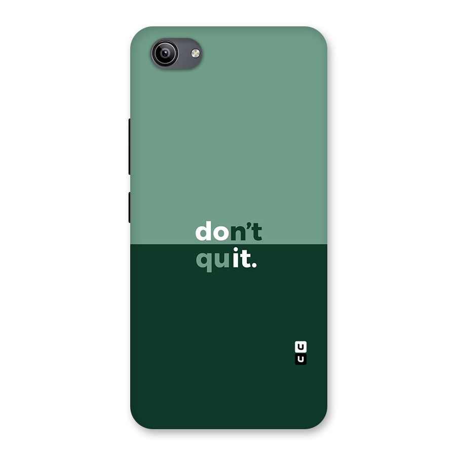 Dont Quit Do It Back Case for Vivo Y81i
