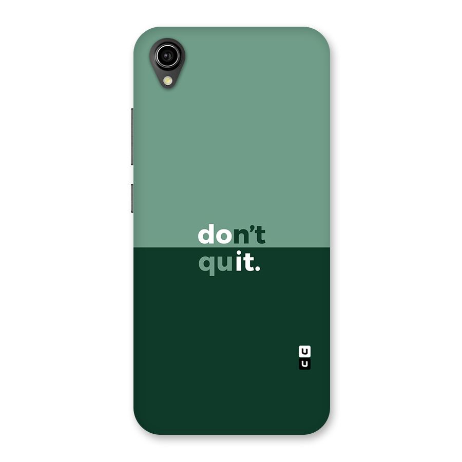 Dont Quit Do It Back Case for Vivo Y90