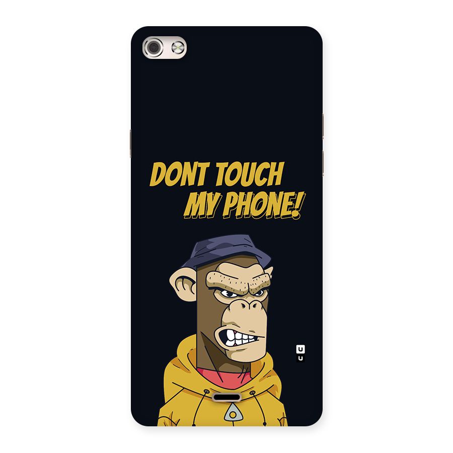 Dont Touch My Phone Back Case for Canvas Silver 5