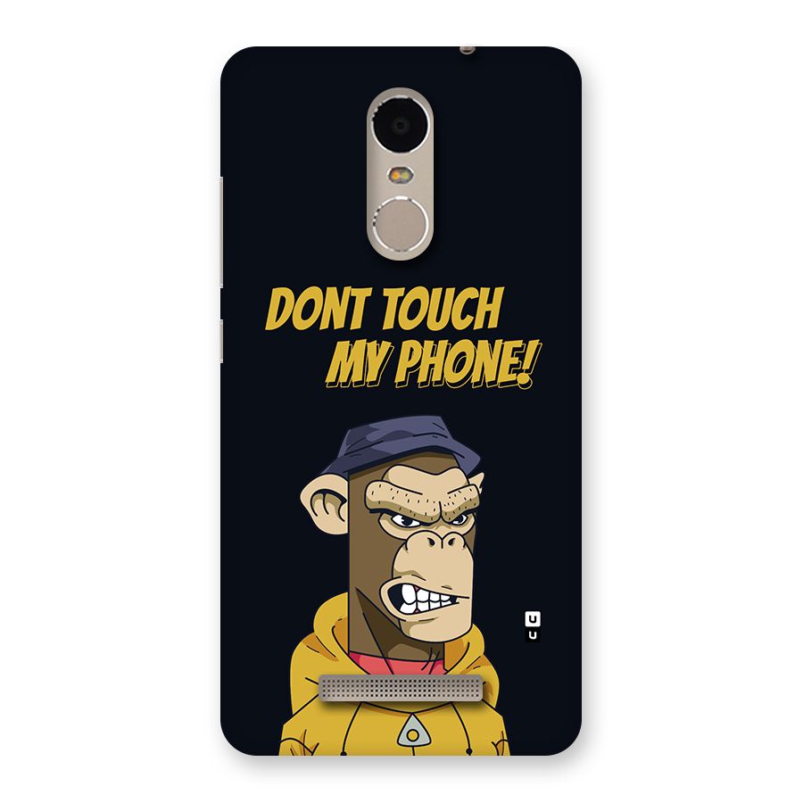 Dont Touch My Phone Back Case for Redmi Note 3