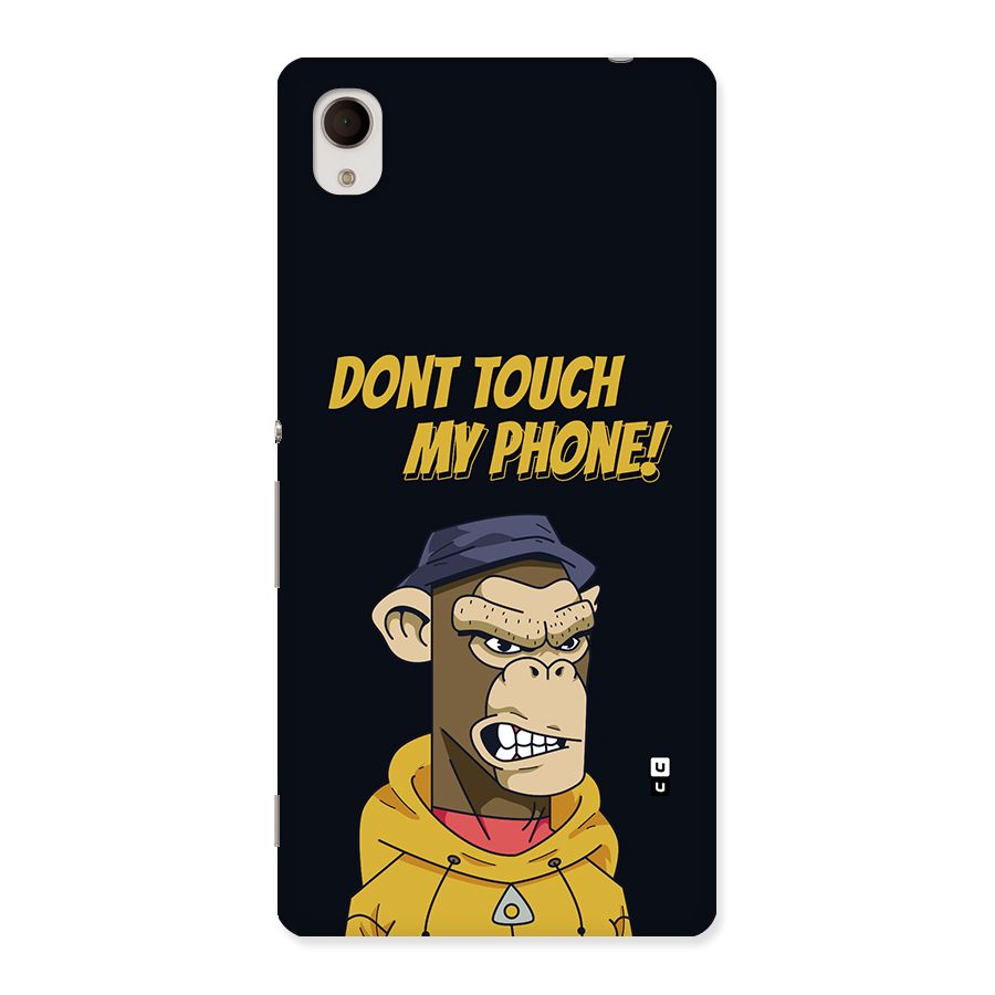 Dont Touch My Phone Back Case for Xperia M4 Aqua
