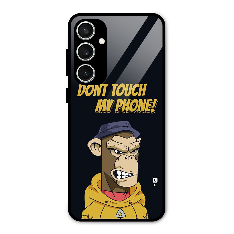 Dont Touch My Phone Glass Back Case for Galaxy S23 FE