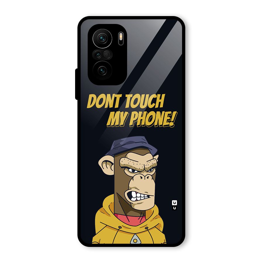 Dont Touch My Phone Glass Back Case for Mi 11X Pro