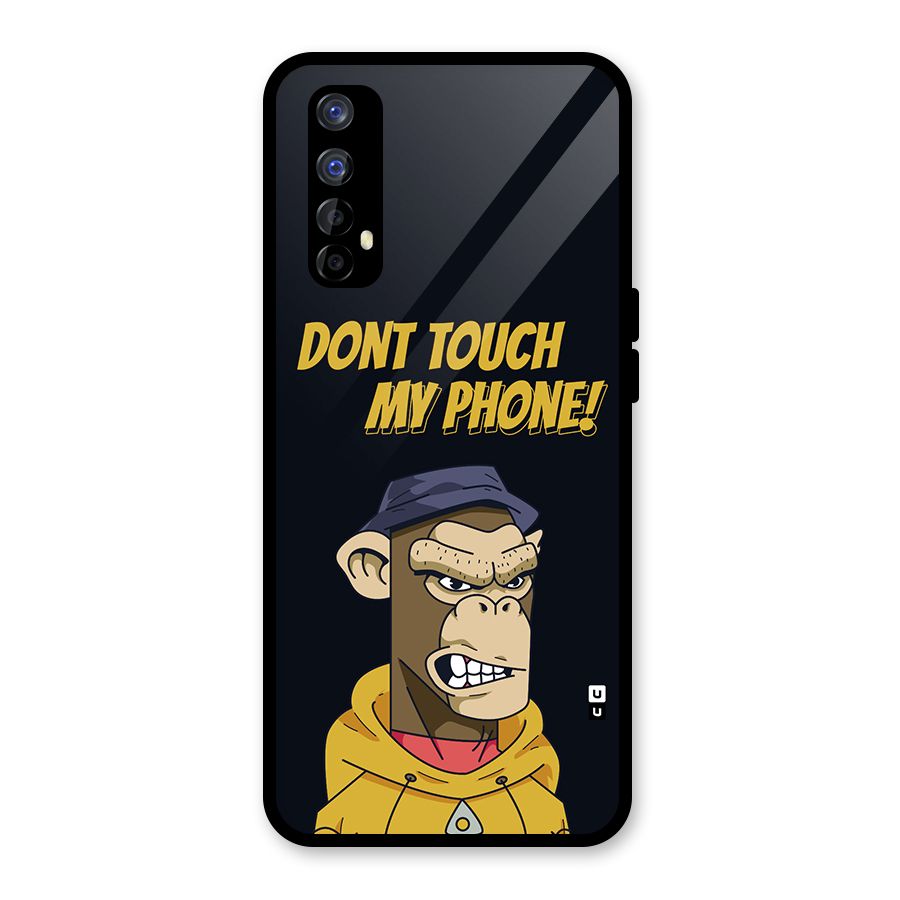 Dont Touch My Phone Glass Back Case for Realme 7