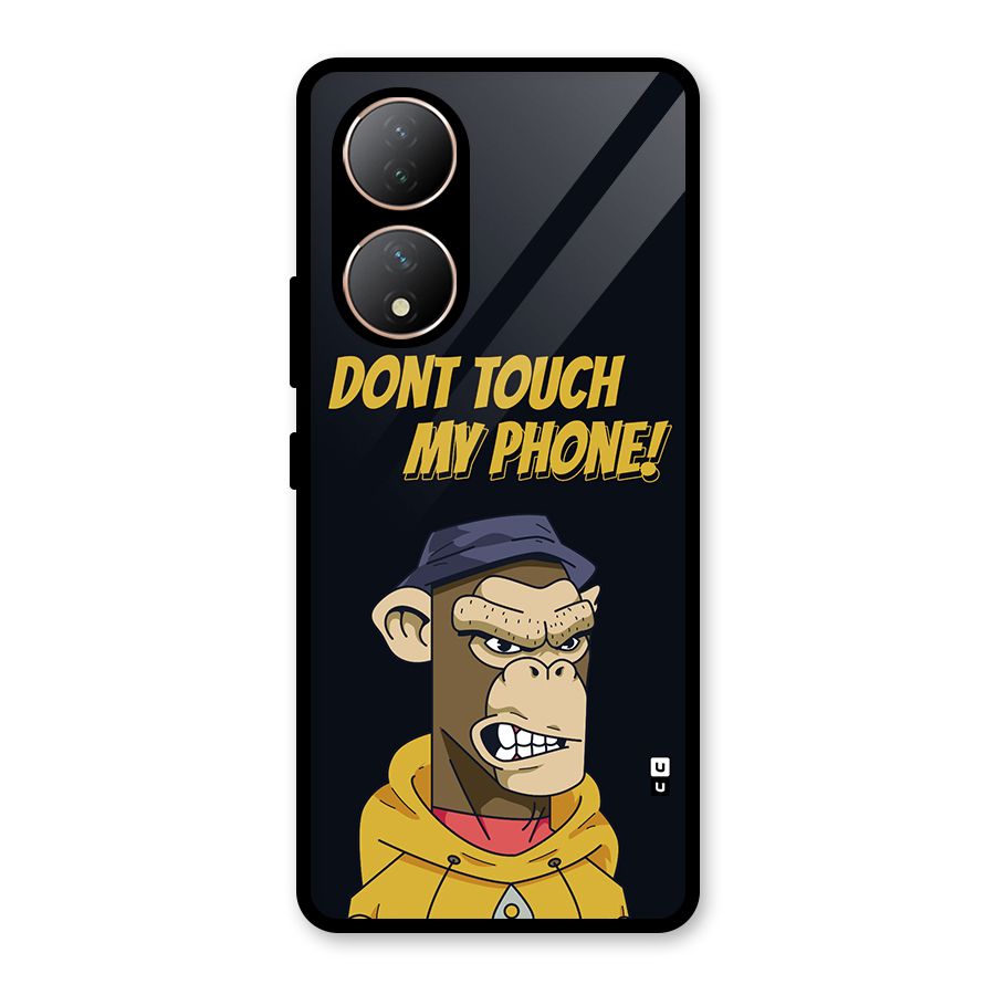 Dont Touch My Phone Glass Back Case for Vivo Y100