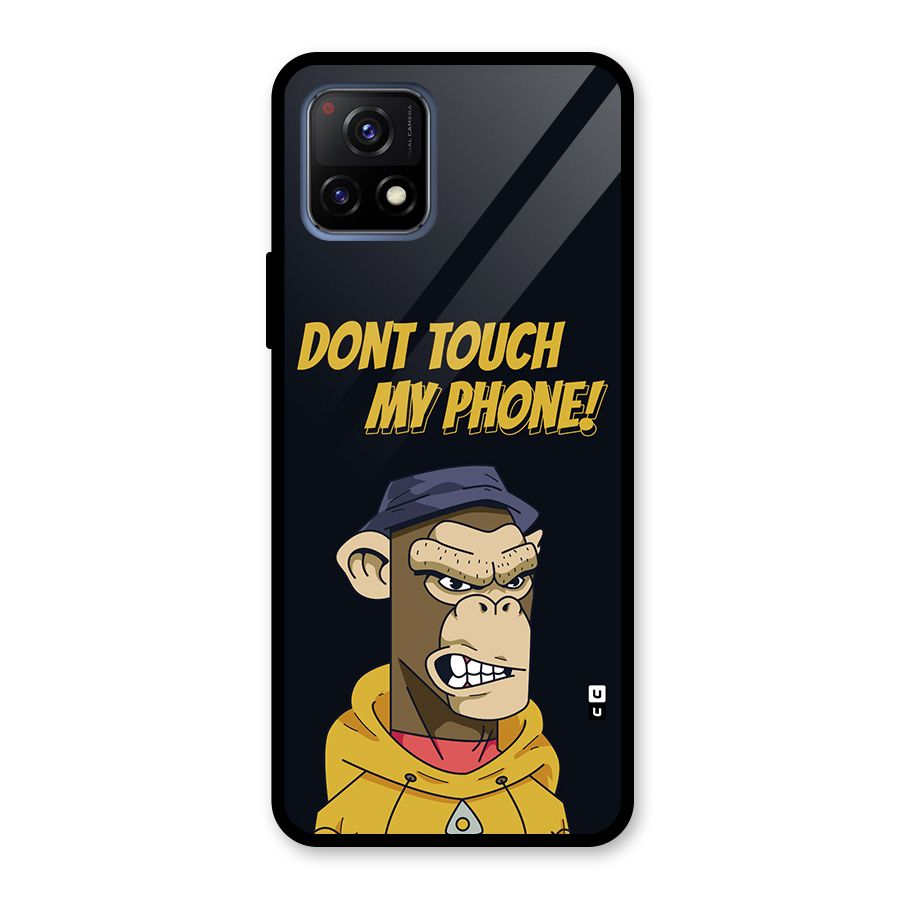 Dont Touch My Phone Glass Back Case for Vivo Y72 5G