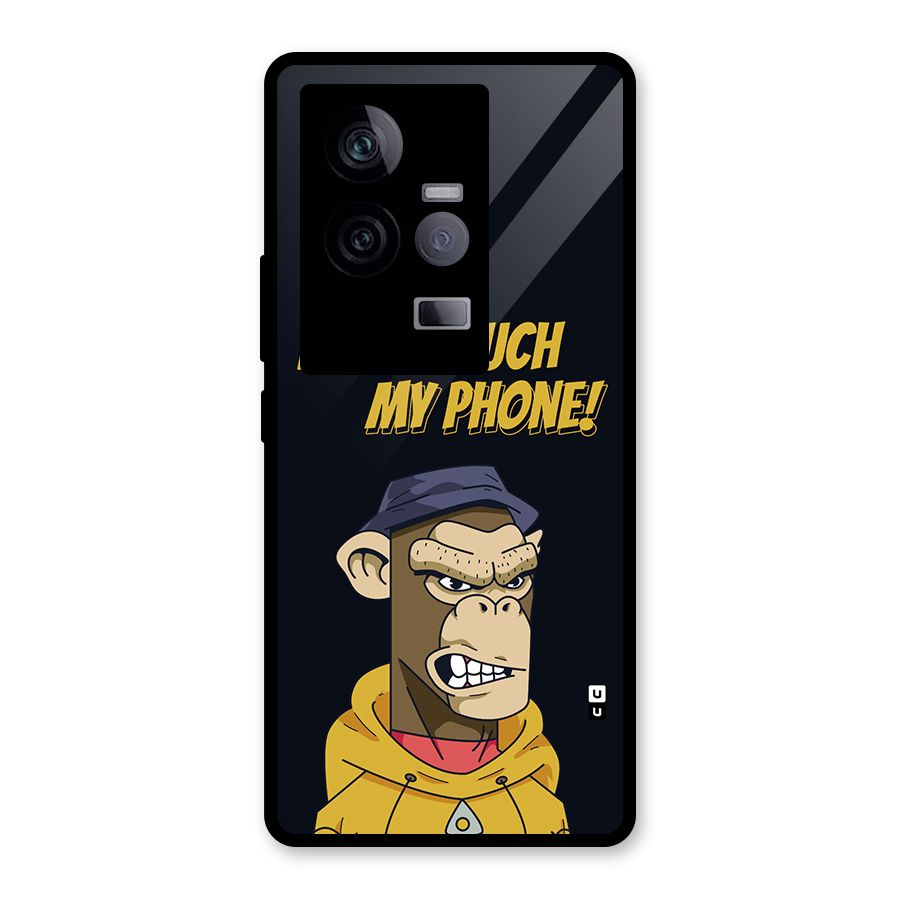 Dont Touch My Phone Glass Back Case for Vivo iQOO 11 5G