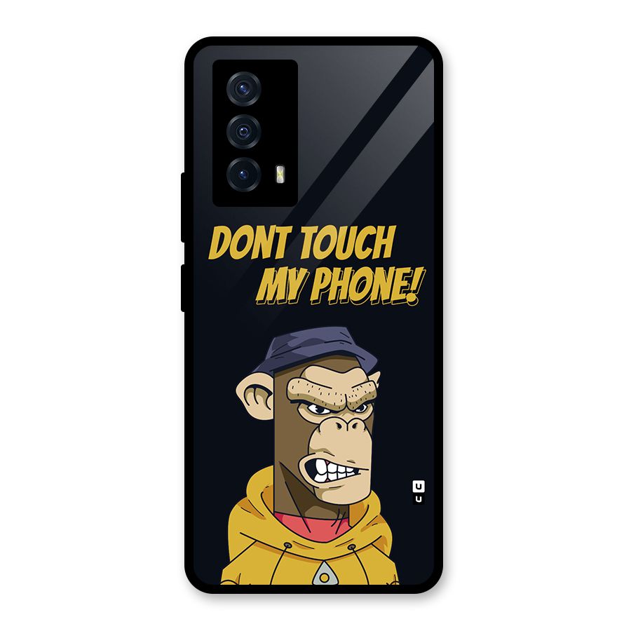 Dont Touch My Phone Glass Back Case for Vivo iQOO Z5