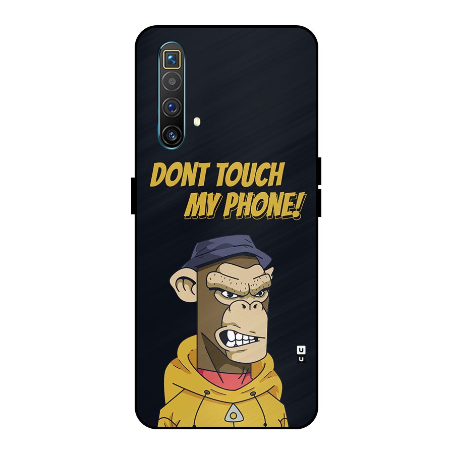 Dont Touch My Phone Metal Back Case for Realme X3