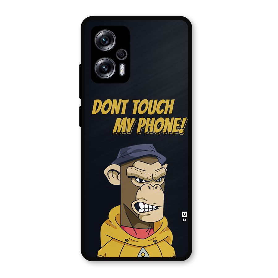 Dont Touch My Phone Metal Back Case for Redmi K50i