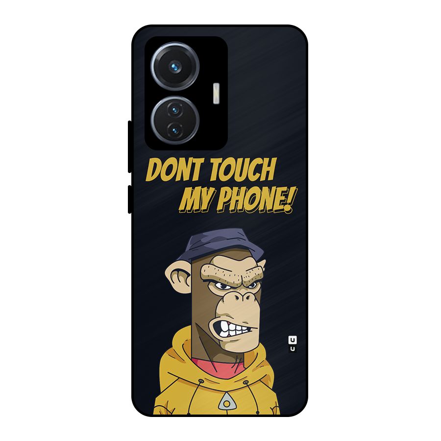 Dont Touch My Phone Metal Back Case for iQOO Z6 44W