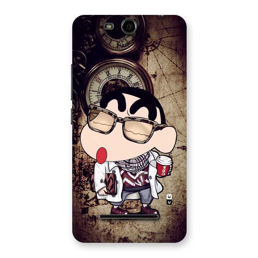 Dope Shinchan Back Case for Canvas Juice 3 Q392